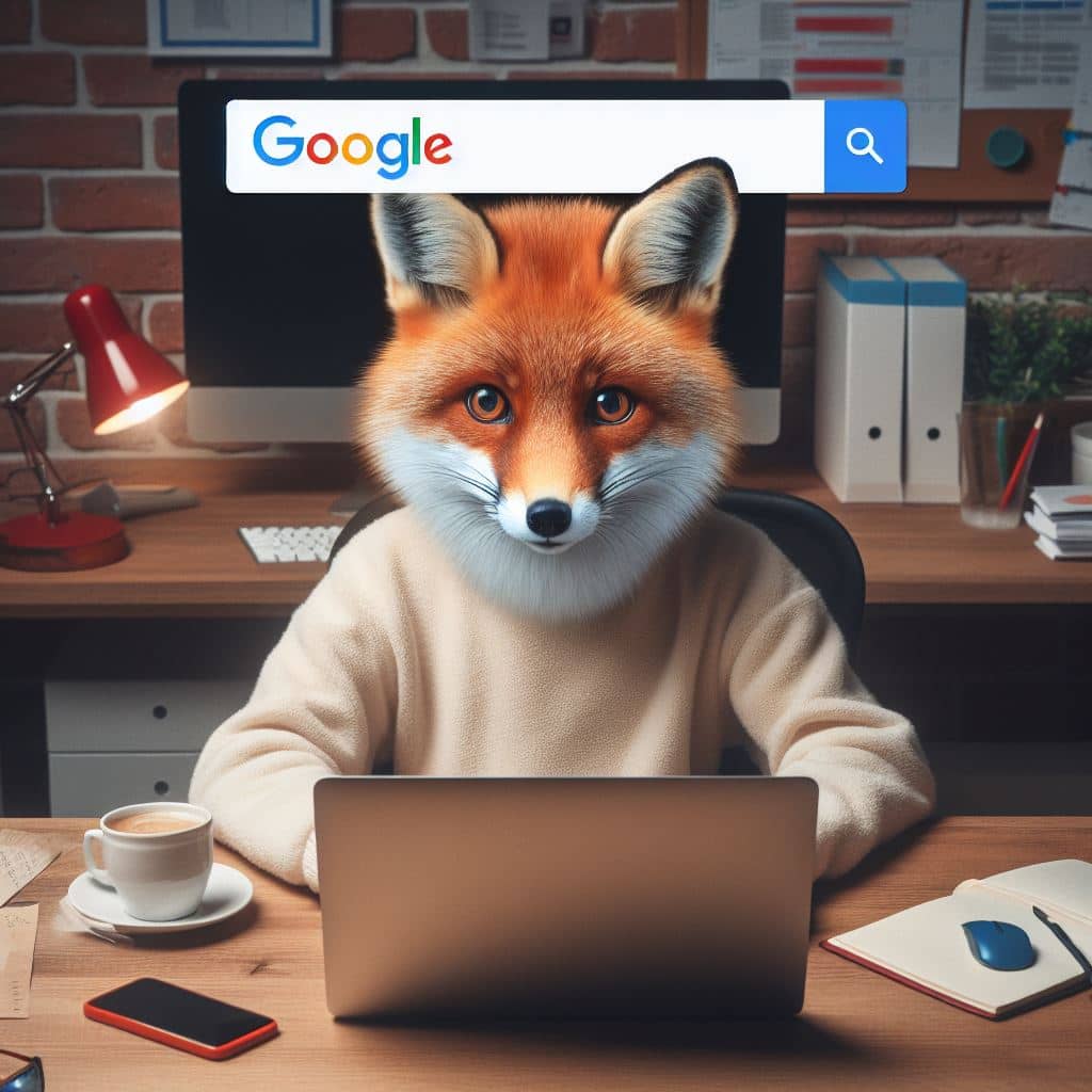 Foxes providing digital markering for mobiles